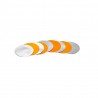CONFETTI METAL SLOWFALL ROUND - SILVER & GOLD